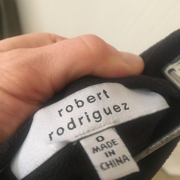 Robert Rodriguez black faux suede skirt - Picture 3 of 4